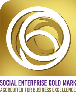 Social Enterprise Gold Mark. Accredited for business excellence.