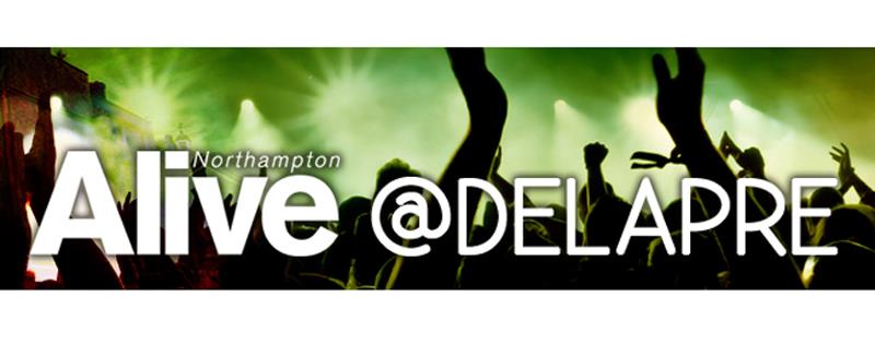 Alive at Delapre logo