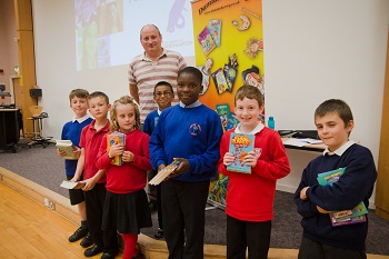 Pupils at Children's Literary Festival