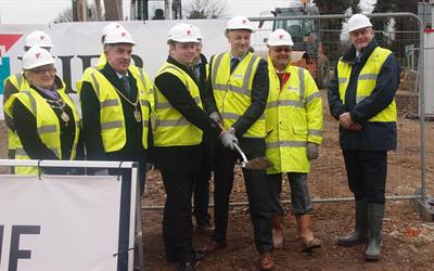 Groundbreaking at innovation Centre