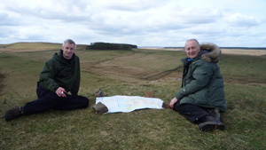 Nick Petford with Tony Robinson