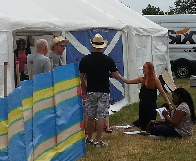 UN staff at Silverstone