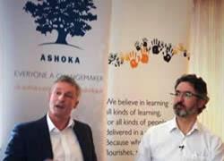 Nick Petford and Tim Curtis at Ashoka event