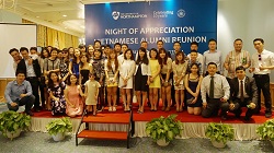 Alumni at Vietnam reunion