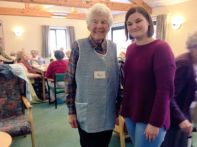 OT student volunteering with Age UK