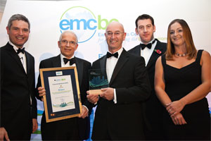 iCon Centre receiving award for Environmental Sustainability