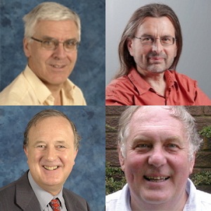 Dr Chris Groves-Kirkby, Dr Robin Crockett, Professor Paul Phillips and Professor Tony Denman