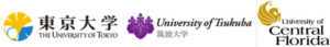 University of Tsukuba and Central Florida, and University of Tokyo logo