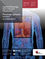 Applied Physiology, Nutrition, and Metabolism cover