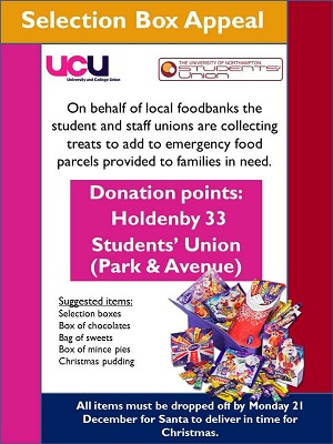 Wanted: festive treats for families in need poster