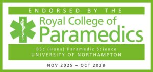 Royal College of Paramedics Endorsement logo in green