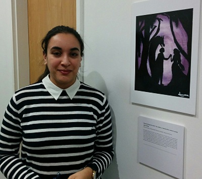 Mariem Lamara with her entry