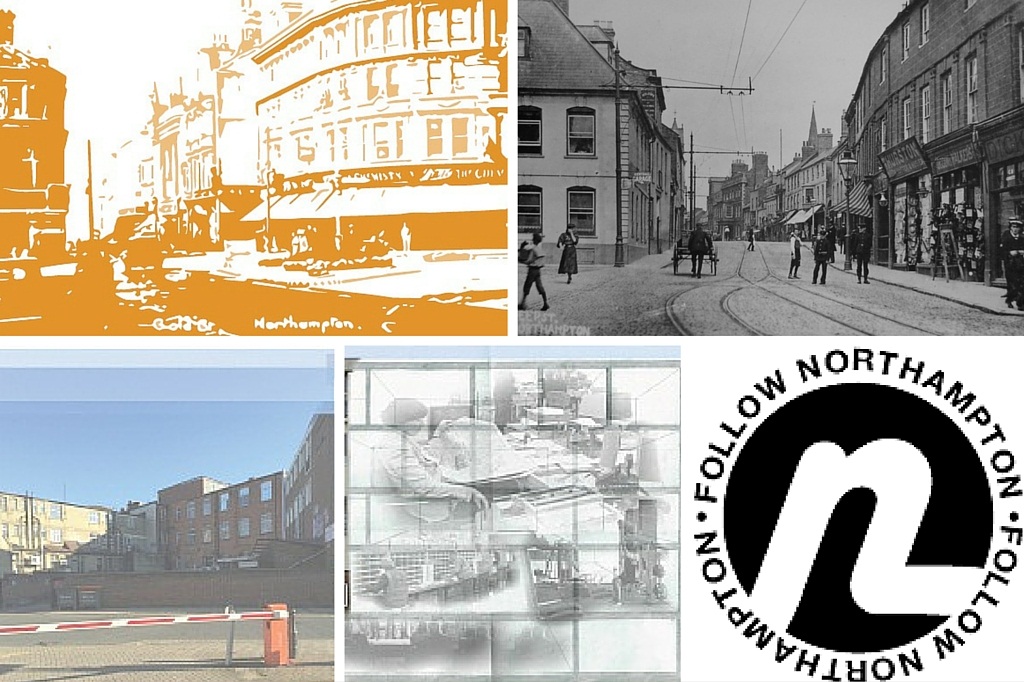 Follow Northampton - old town images and logo