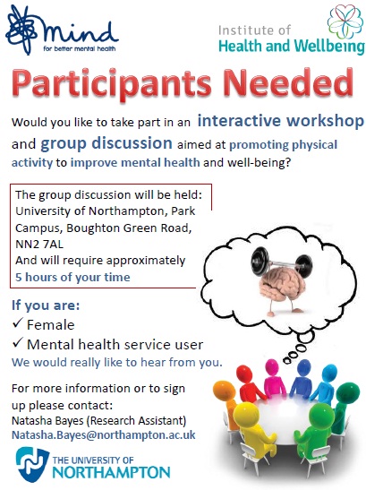 Participants needed - MIND poster