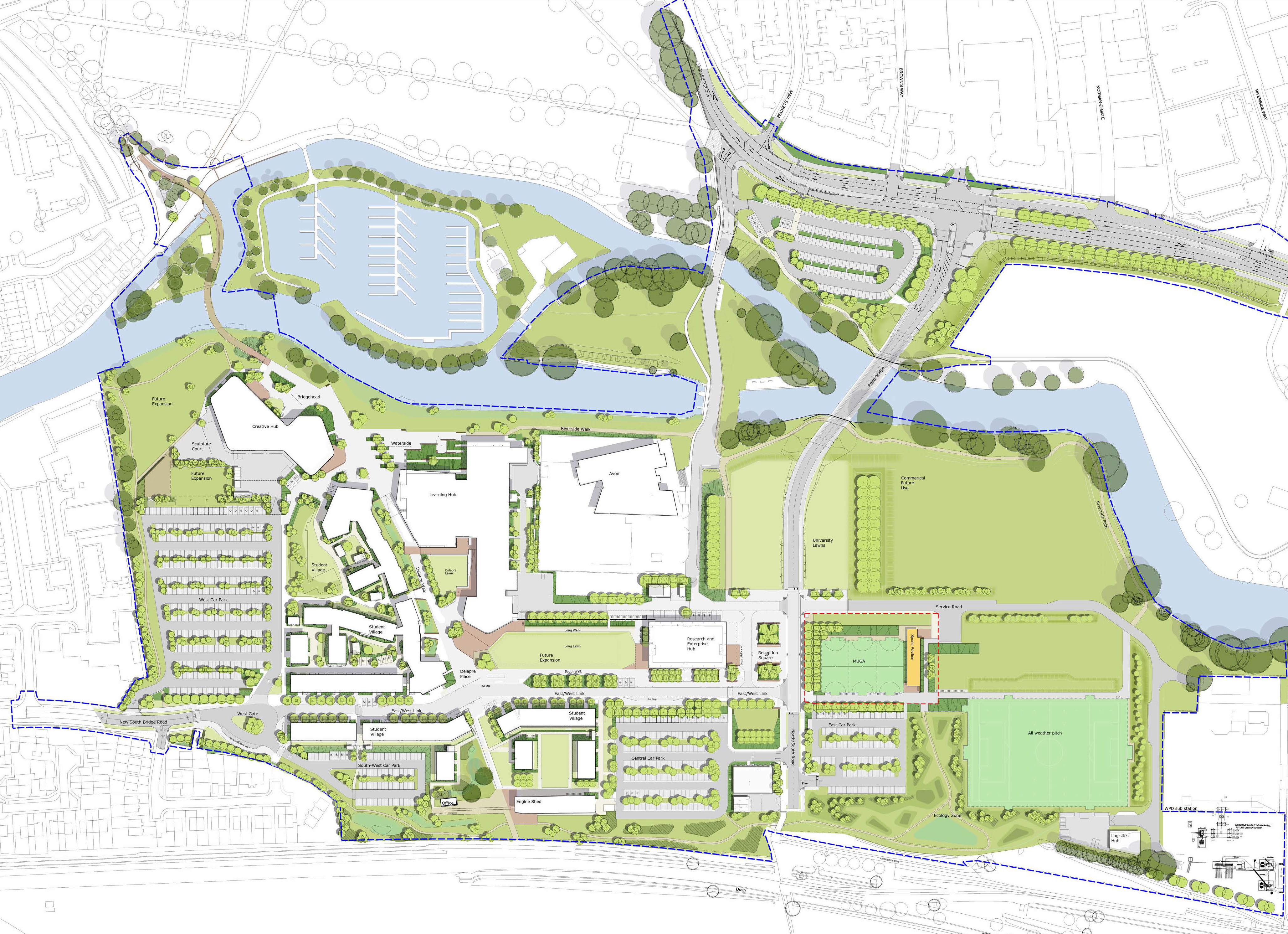 Waterside Campus Master plan