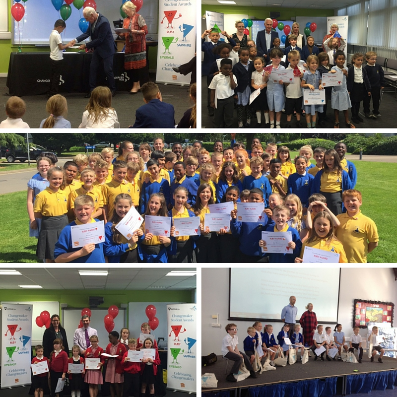 Pupils from four primary schools receive awards
