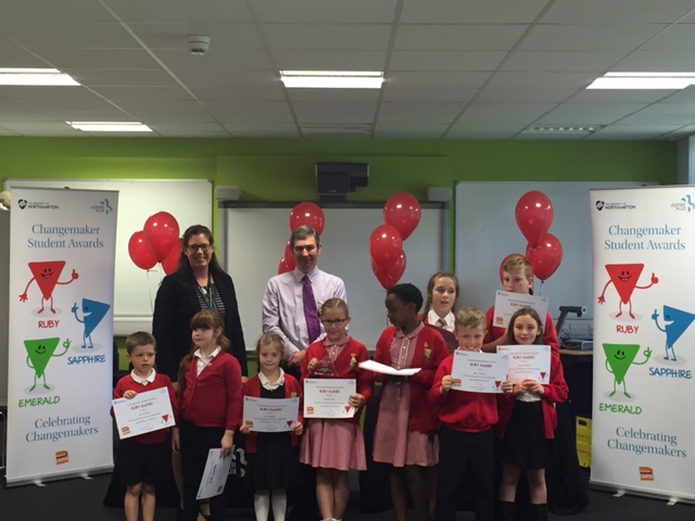 Greenfields Primary School pupils