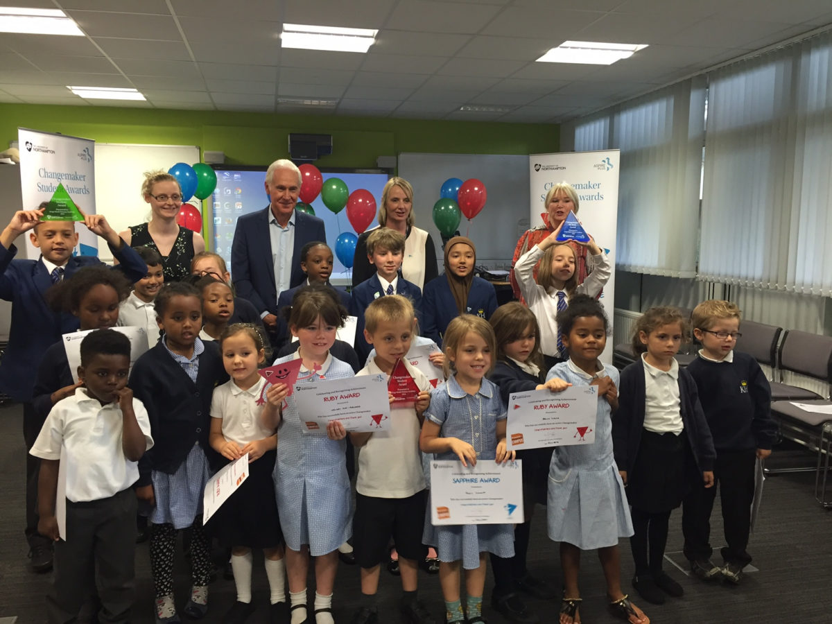 Kings Heath Primary pupils awarded with multiple Changemaker awards UON