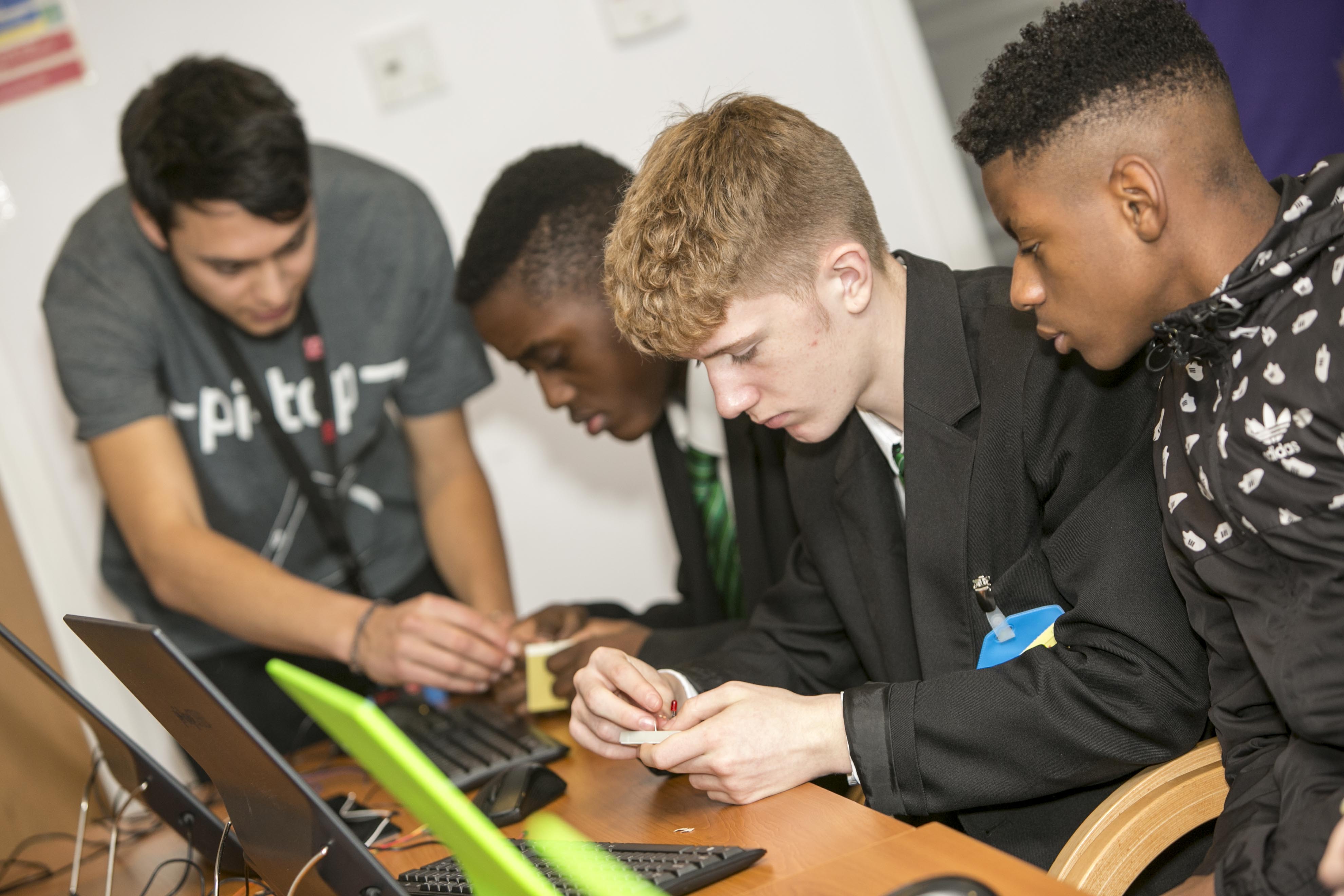 School pupils at the Tomorrow's Engineers event