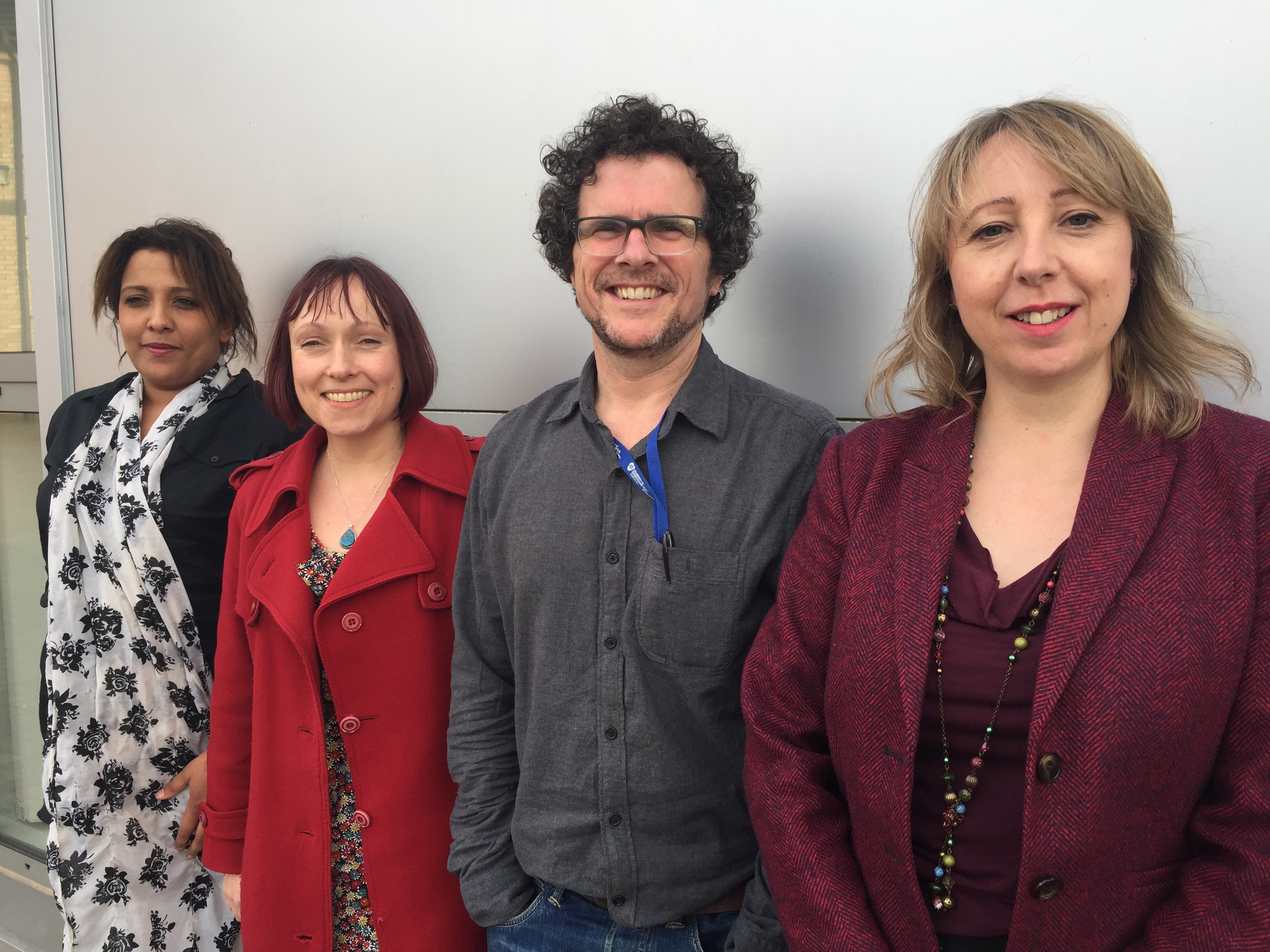 Mental health team standing for a photo