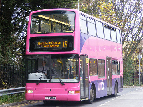 UNO bus, number 19