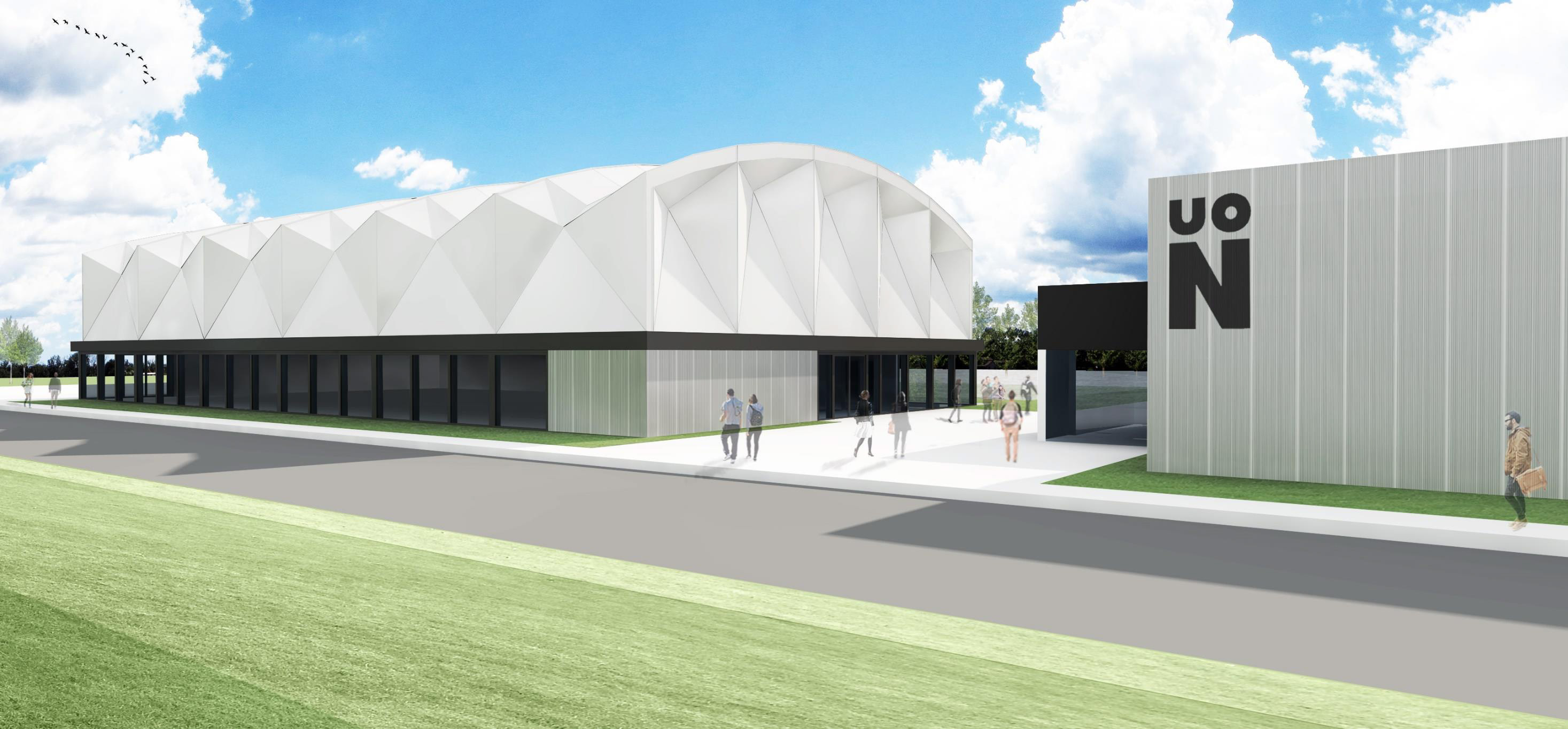Sports dome - an artist's impression