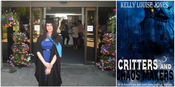 Graduate Kelly and her book