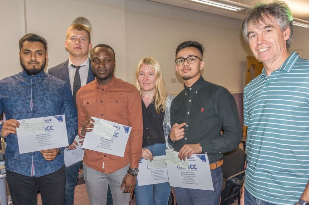 Students who won a British Computing Society Award (2017)