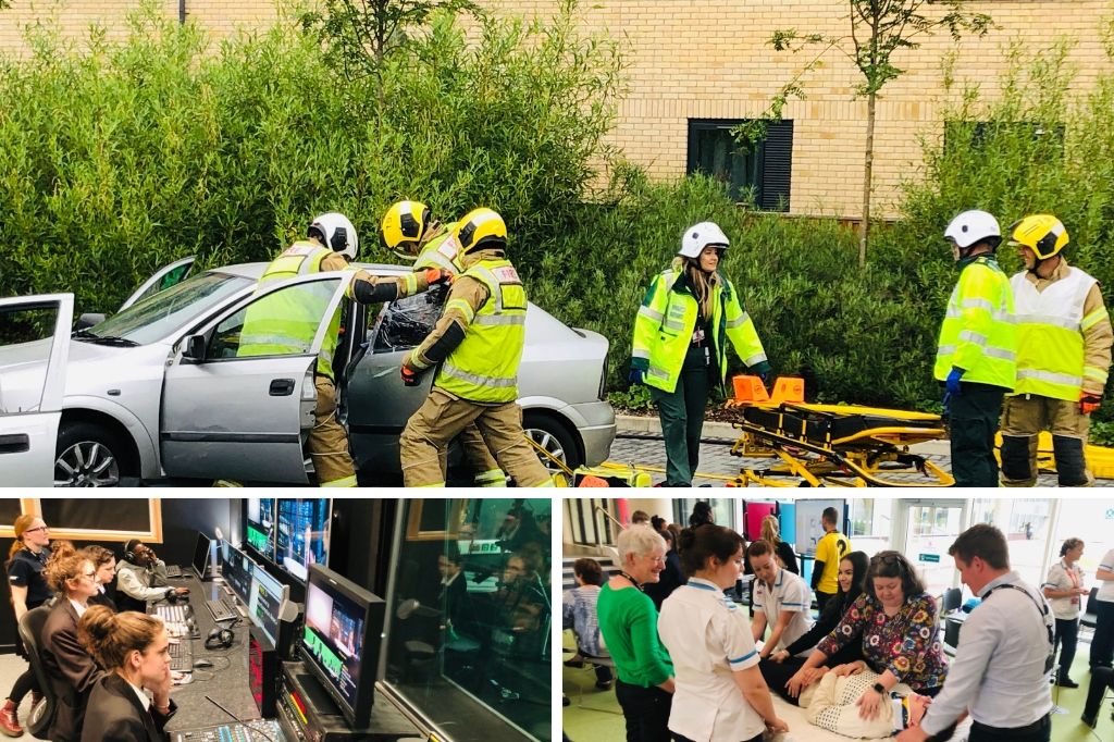 Photos showing events at the Car Crash Careers Day 2019
