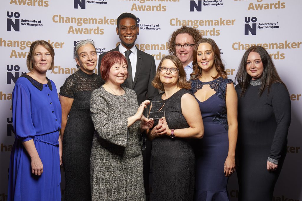 Photo of the Law team at the Changemaker Awards 2018.