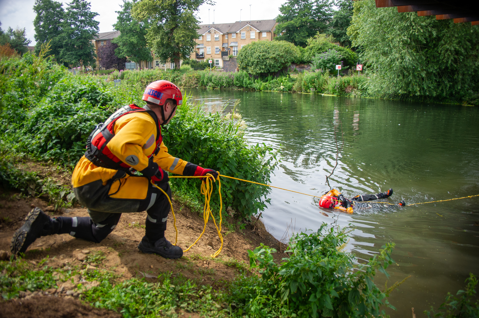 Water safety at Waterside with Northamptonshire Fire and Rescue Service