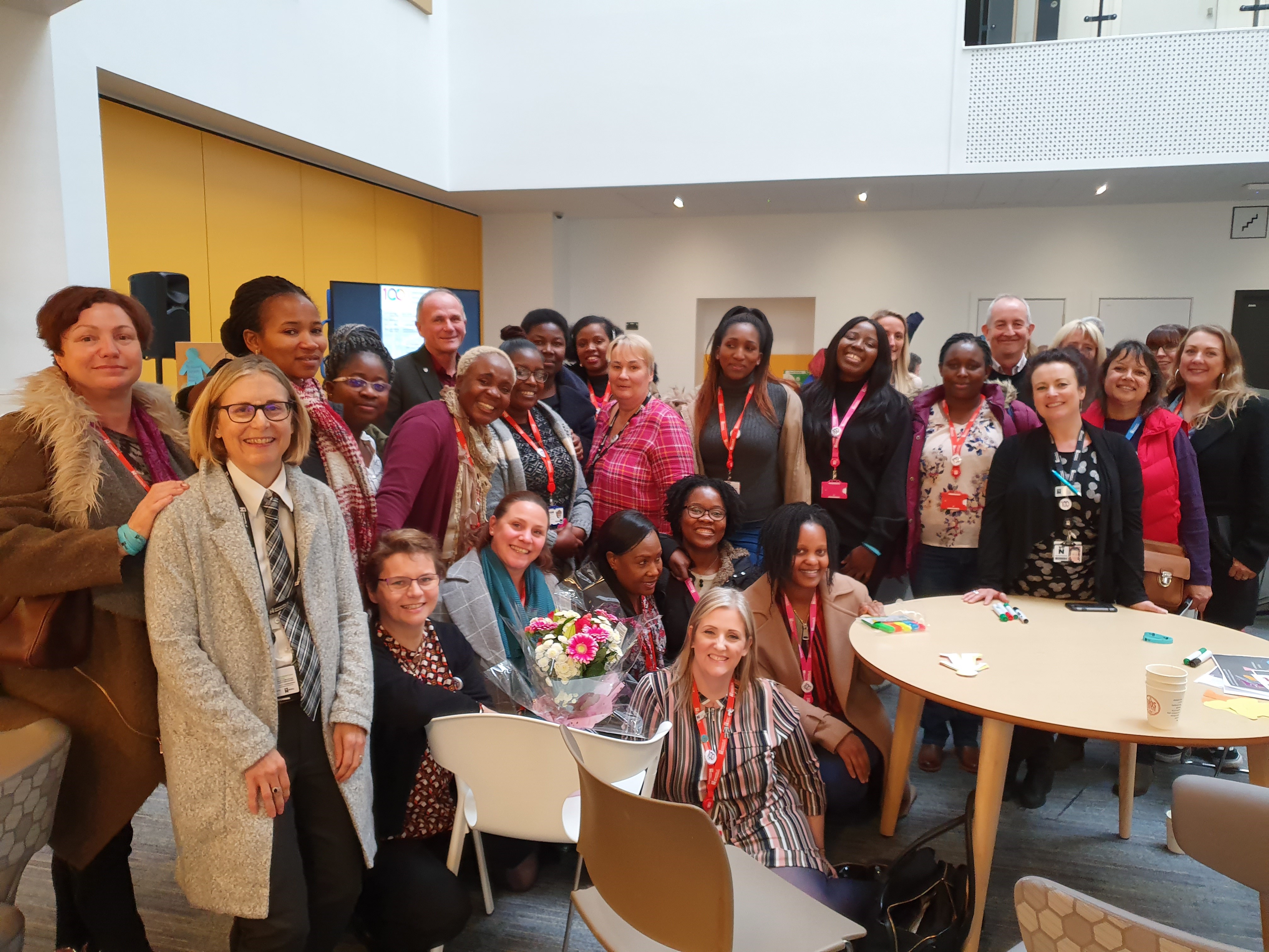 Photo of staff, students and stakeholders at the recent Learning Disability Nursing turns 100 event.