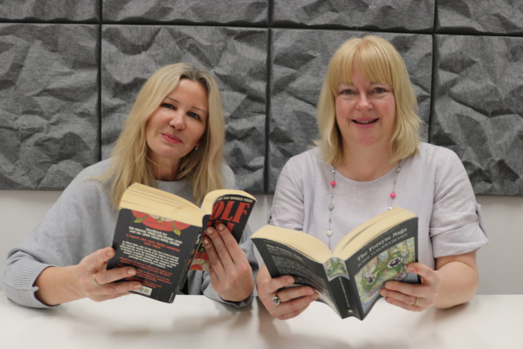 Claire Poole and Sarah Wickes Mental Health specialists on World Book Day