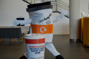 Cuppy the Up the Cup mascot