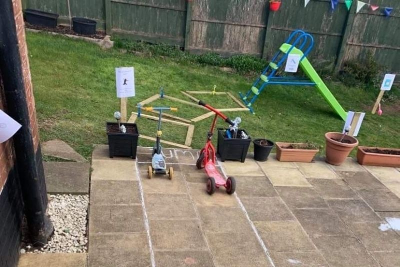 Early Years assault course