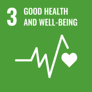 Sustainable Development Goals 3 logo - Good health and well-being