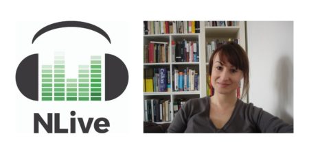 The Nlive logo and DR Alison Hulme