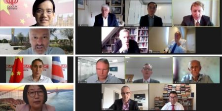 A collection of the speakers from the CEEC event discussing UK-China relations