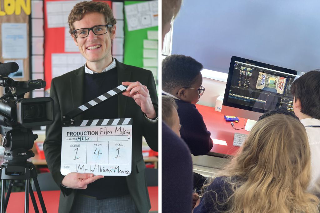 PGCE graduate Ashley Williams children filmmaking