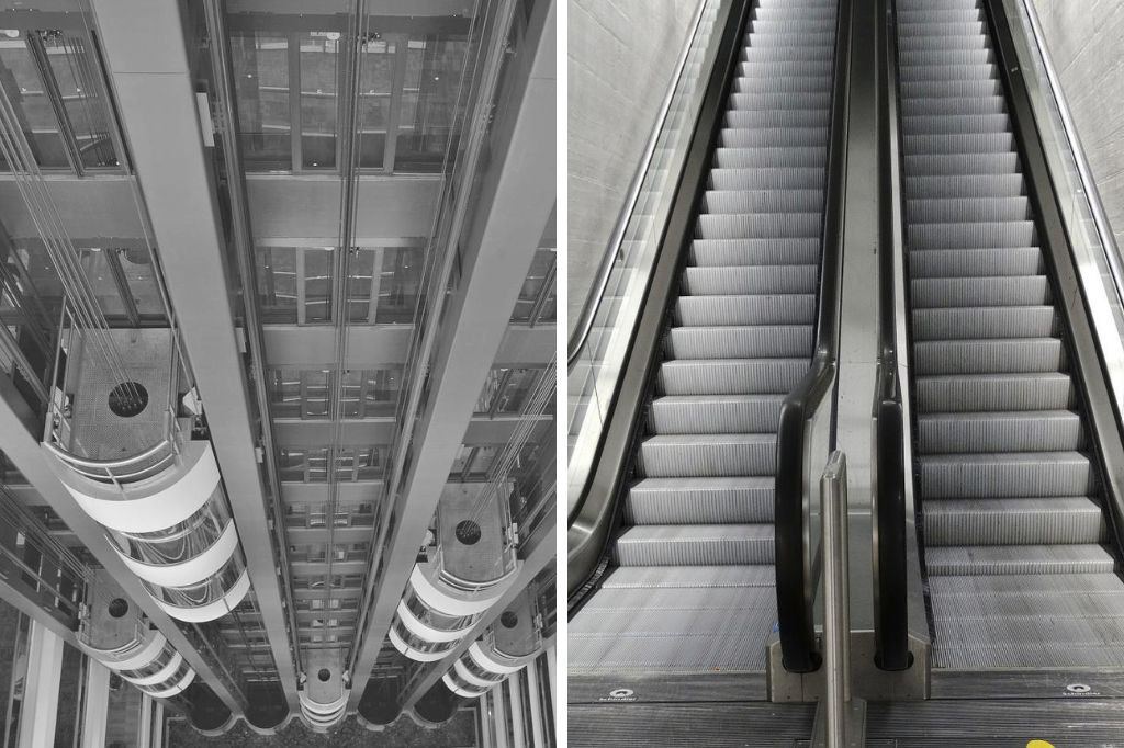 Elevators and escalators
