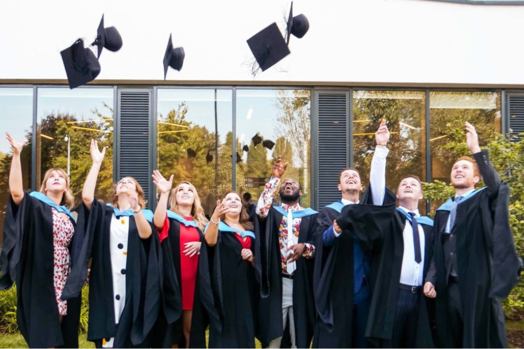 Group of students at graduation