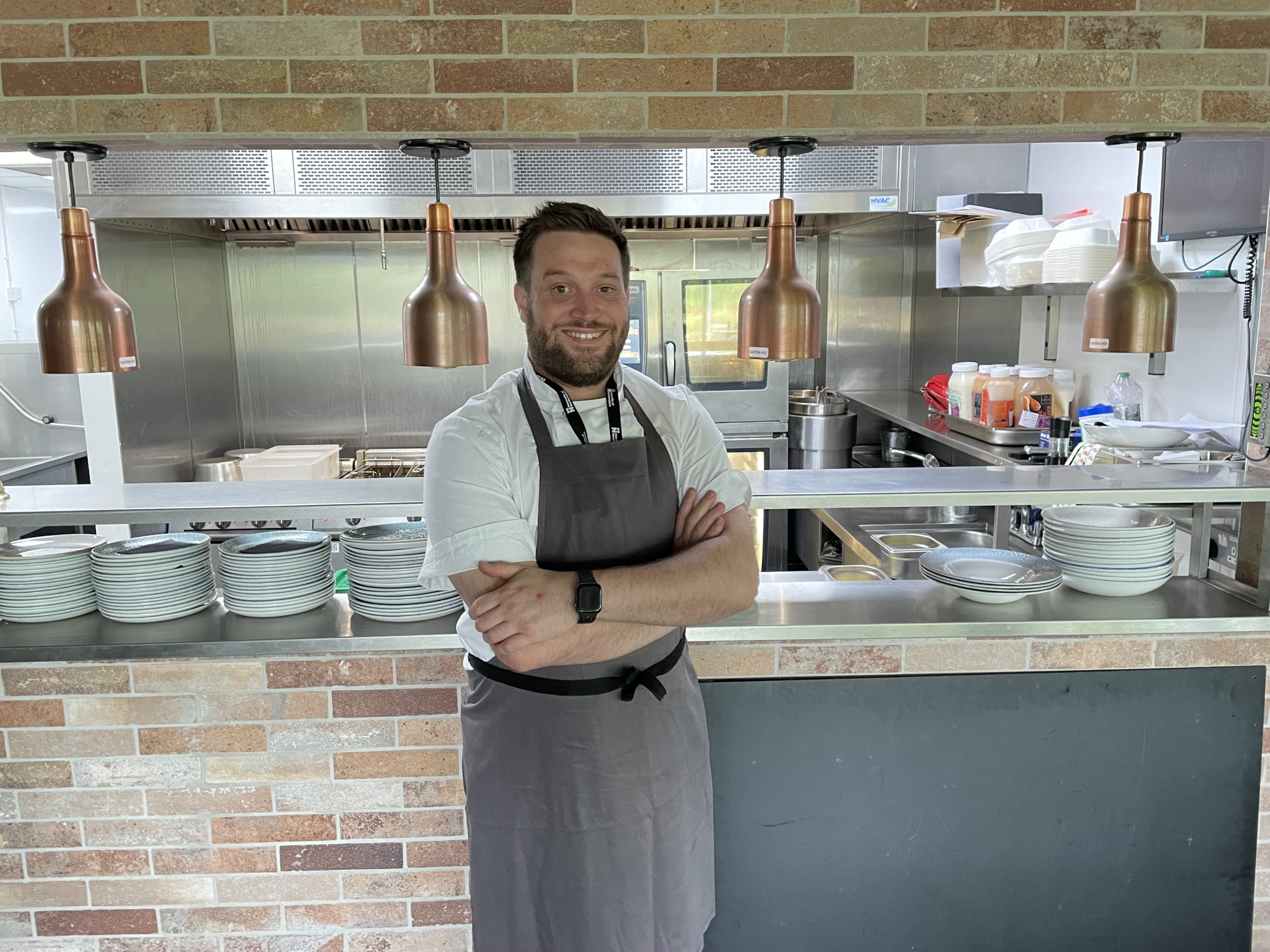 Head Chef Mike O'Gorman at Waterside restaurant