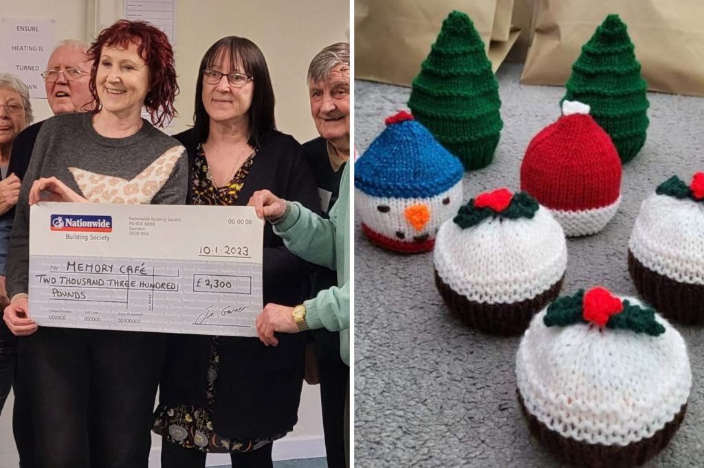 Knit one, purl hundreds! Knitting sisters raise more than £2k for
