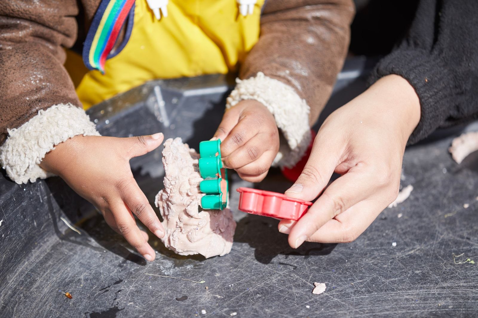 Young child hands.