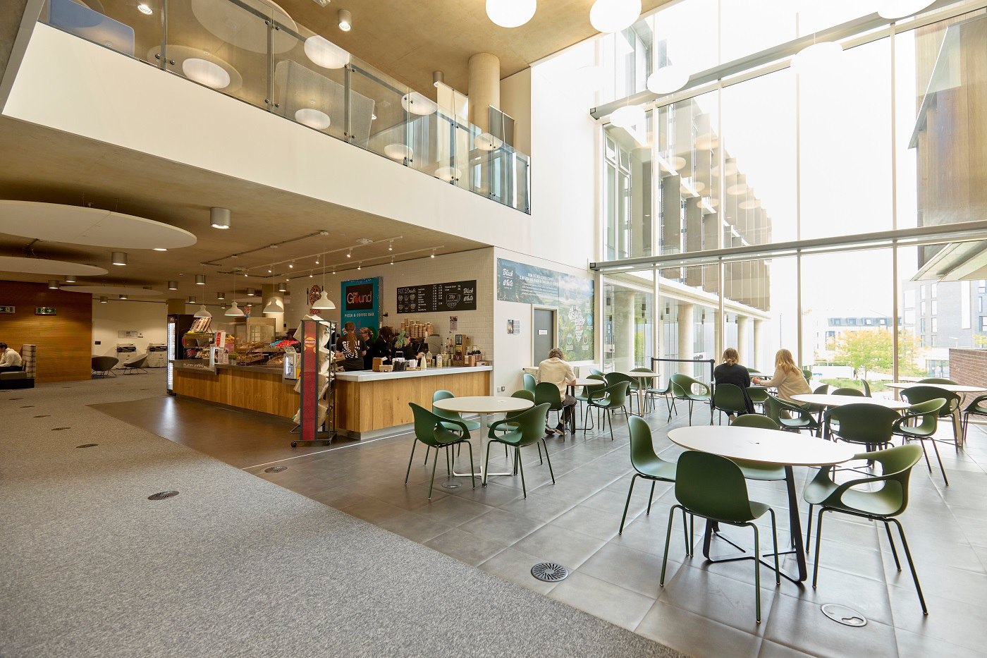 The Ground Cafe in the Learning Hub