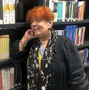 Carole Miles in UON library