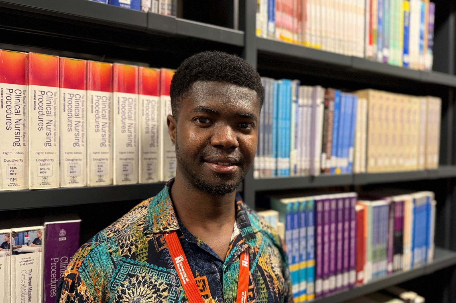 Adult Nursing student Prince Asiedu.