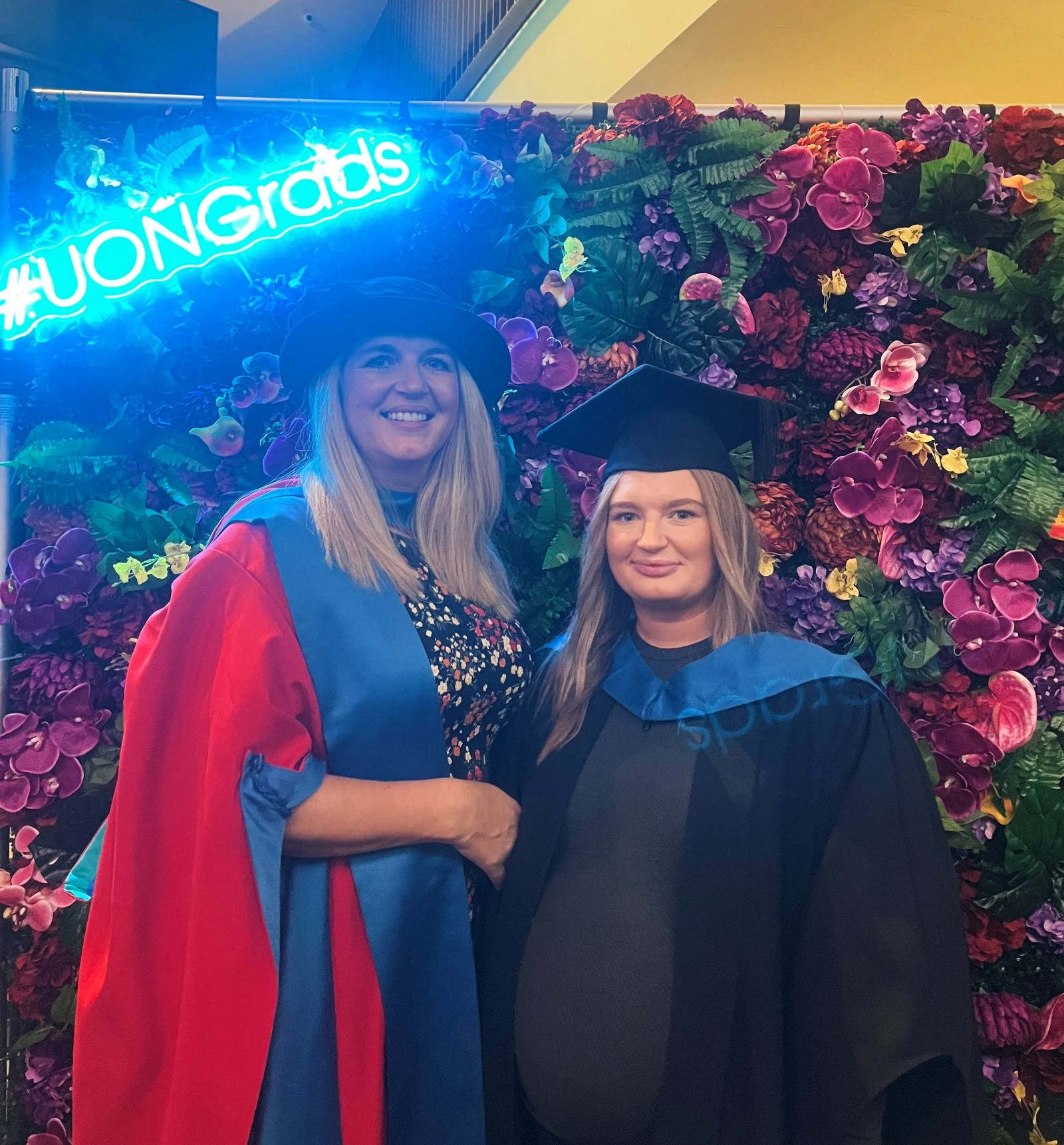 Graduation November 2025 Debbie Kilsby and Anna Todd.