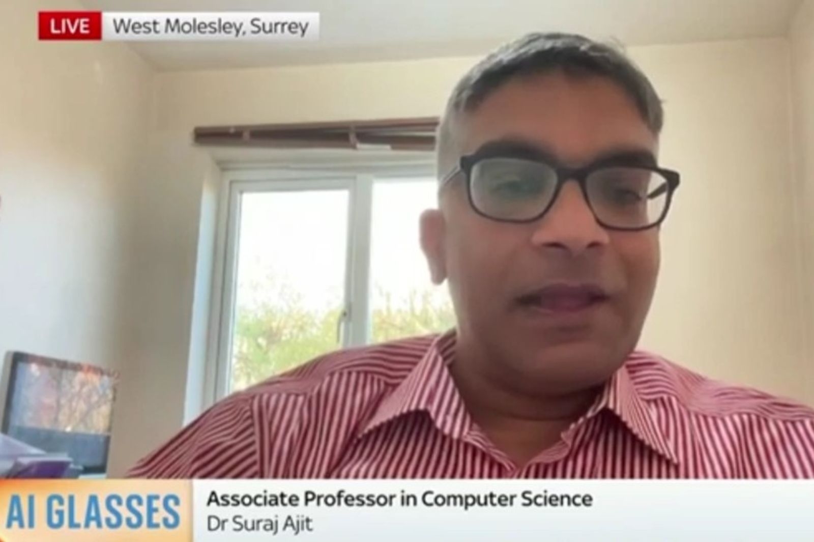Sky News Associate Professor Dr Suraj Ajit