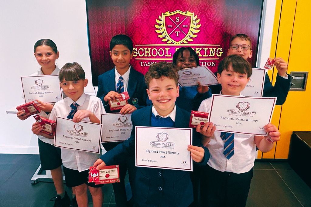 School Tasking East Midlands regional final winners, Team Beferly Hills.